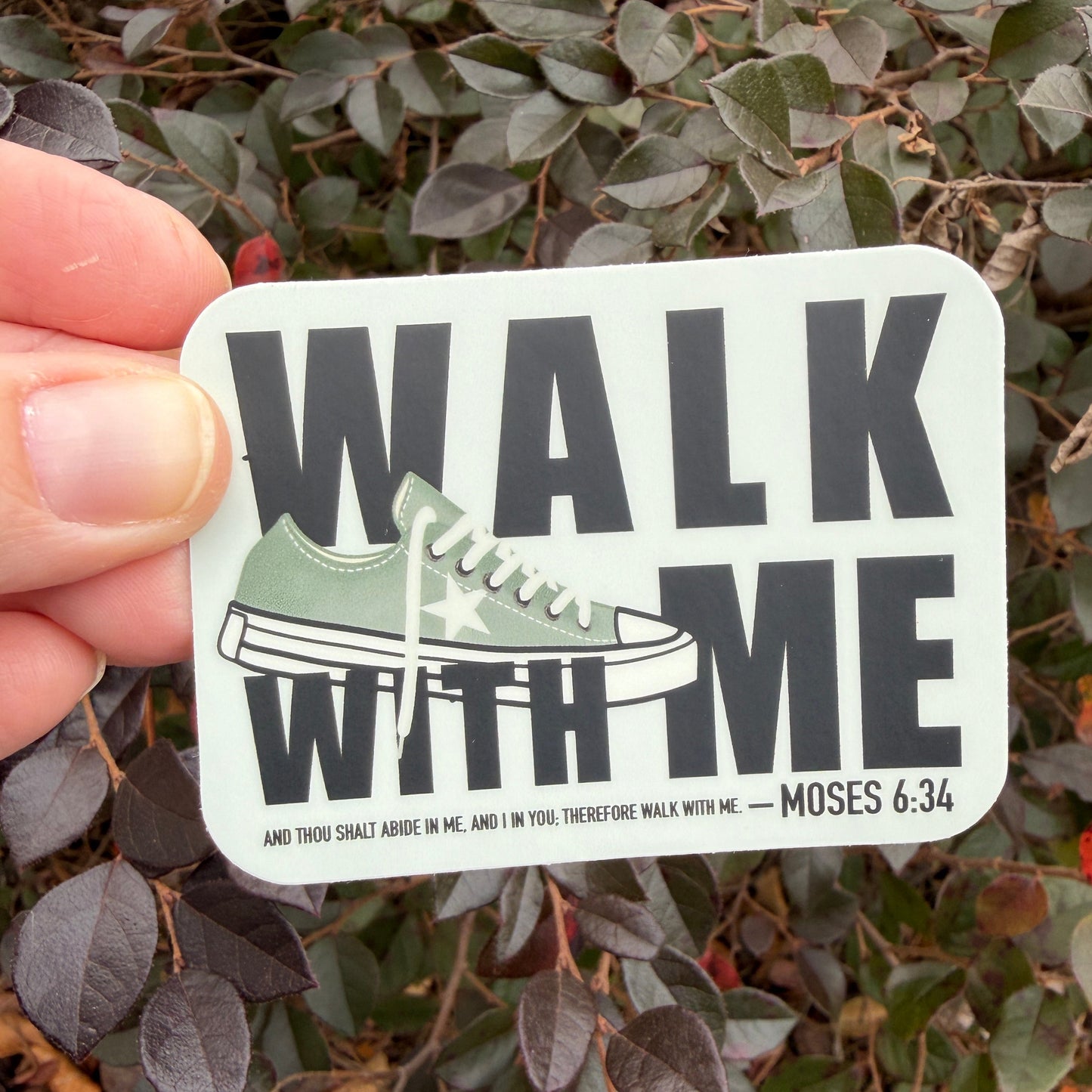 Walk with Me | 2026 Youth Theme Sticker | Gray