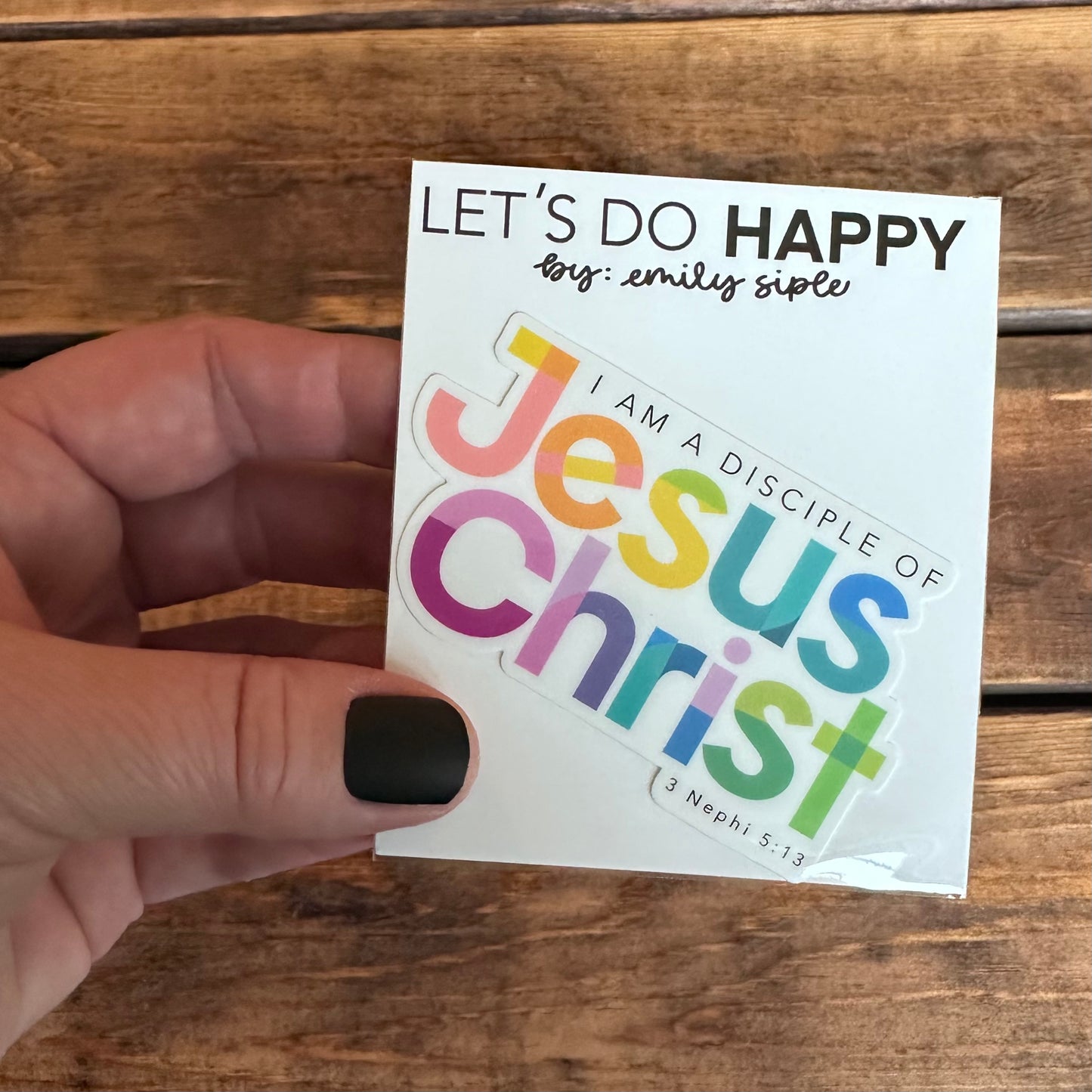 I Am a Disciple of Jesus Christ - 2024 Youth Theme Sticker Bright