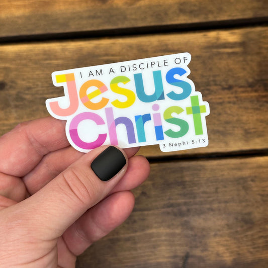 I Am a Disciple of Jesus Christ - 2024 Youth Theme Sticker Bright