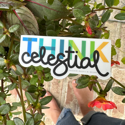 Think Celestial Sticker